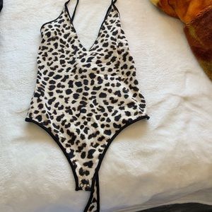 Animal Print Bodysuit - Cheetah
